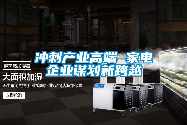 沖刺產(chǎn)業(yè)高端 家電企業(yè)謀劃新跨越