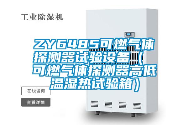 ZY6485可燃?xì)怏w探測(cè)器試驗(yàn)設(shè)備（ 可燃?xì)怏w探測(cè)器高低溫濕熱試驗(yàn)箱）