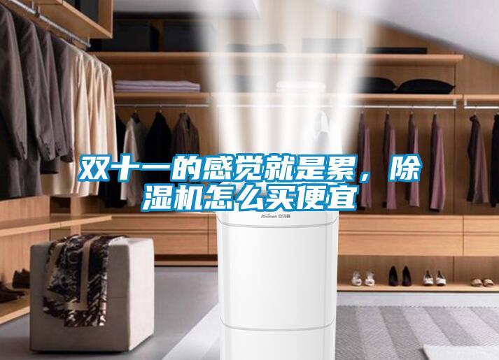 雙十一的感覺就是累，除濕機怎么買便宜