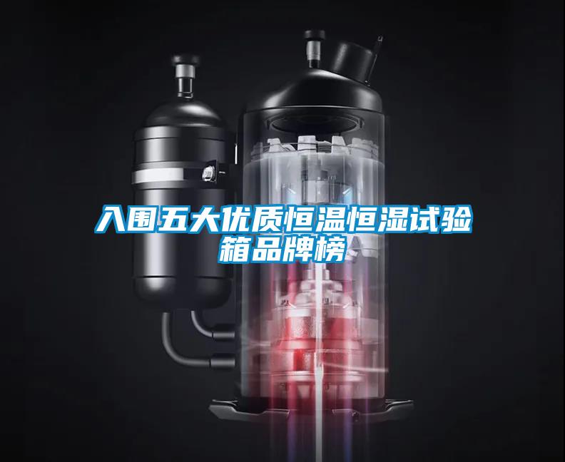 入圍五大優(yōu)質(zhì)恒溫恒濕試驗(yàn)箱品牌榜