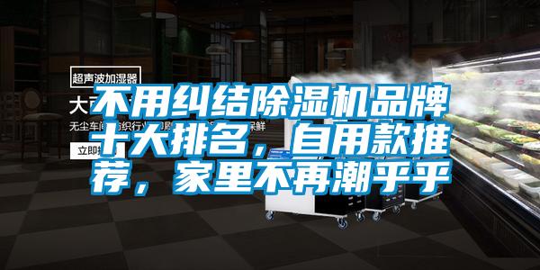 不用糾結(jié)除濕機(jī)品牌十大排名，自用款推薦，家里不再潮乎乎