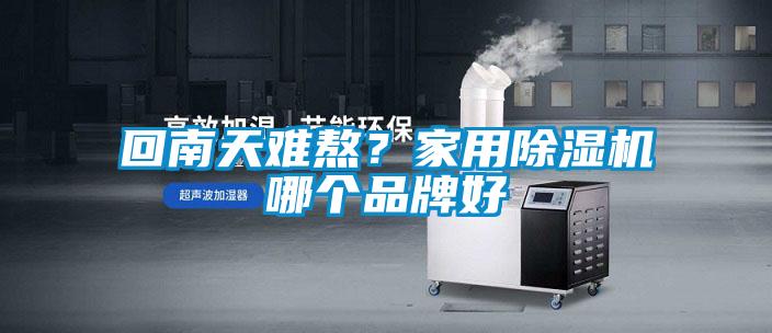 回南天難熬？家用除濕機(jī)哪個品牌好