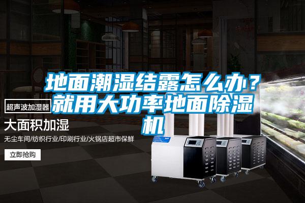 地面潮濕結(jié)露怎么辦？就用大功率地面除濕機(jī)