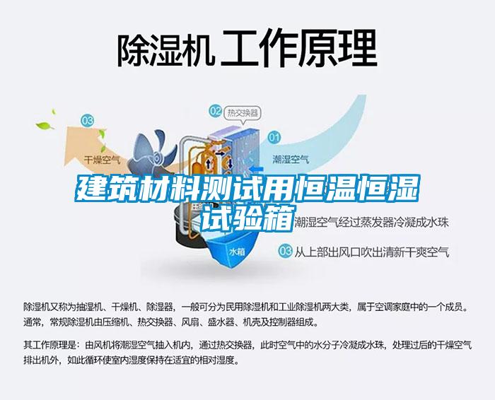 建筑材料測試用恒溫恒濕試驗箱