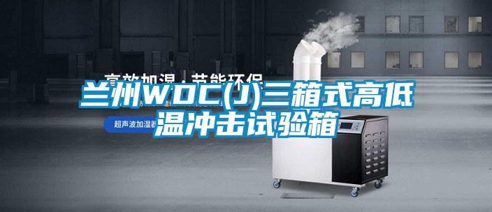 蘭州WDC(J)三箱式高低溫沖擊試驗(yàn)箱