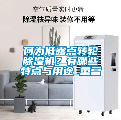 何為低露點(diǎn)轉(zhuǎn)輪除濕機(jī)？有哪些特點(diǎn)與用途_重復(fù)