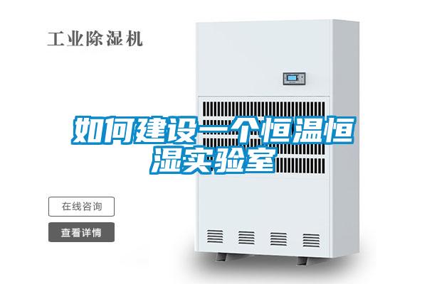 如何建設(shè)一個恒溫恒濕實驗室