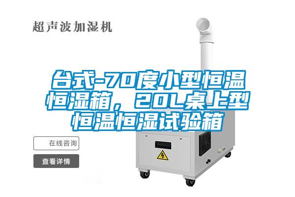 臺式-70度小型恒溫恒濕箱，20L桌上型恒溫恒濕試驗箱