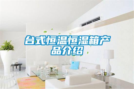 臺式恒溫恒濕箱產(chǎn)品介紹