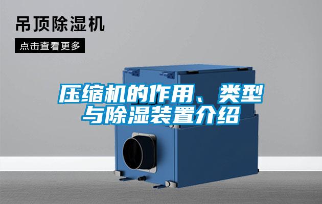 壓縮機(jī)的作用、類(lèi)型與除濕裝置介紹