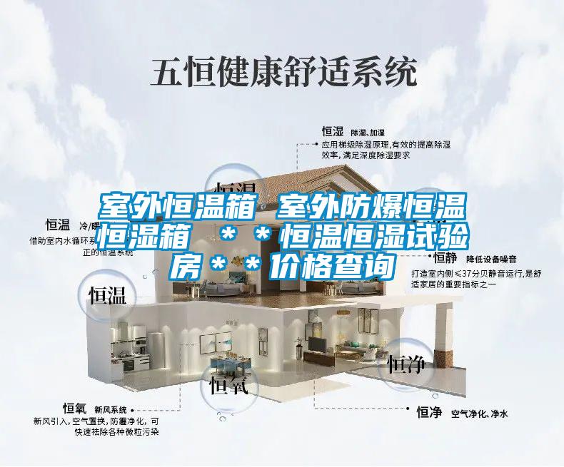 室外恒溫箱 室外防爆恒溫恒濕箱 ＊＊恒溫恒濕試驗(yàn)房＊＊價(jià)格查詢(xún)