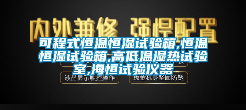 可程式恒溫恒濕試驗箱,恒溫恒濕試驗箱,高低溫濕熱試驗室,海恒試驗儀器