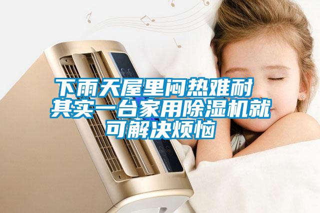 下雨天屋里悶熱難耐 其實一臺家用除濕機(jī)就可解決煩惱