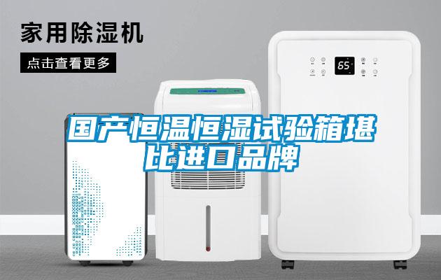 國產(chǎn)恒溫恒濕試驗箱堪比進(jìn)口品牌