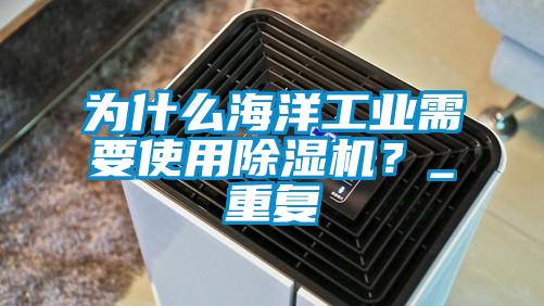為什么海洋工業(yè)需要使用除濕機(jī)？_重復(fù)
