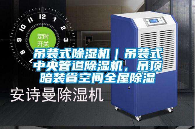 吊裝式除濕機｜吊裝式中央管道除濕機，吊頂暗裝省空間全屋除濕