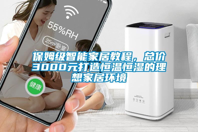 保姆級智能家居教程，總價3000元打造恒溫恒濕的理想家居環(huán)境