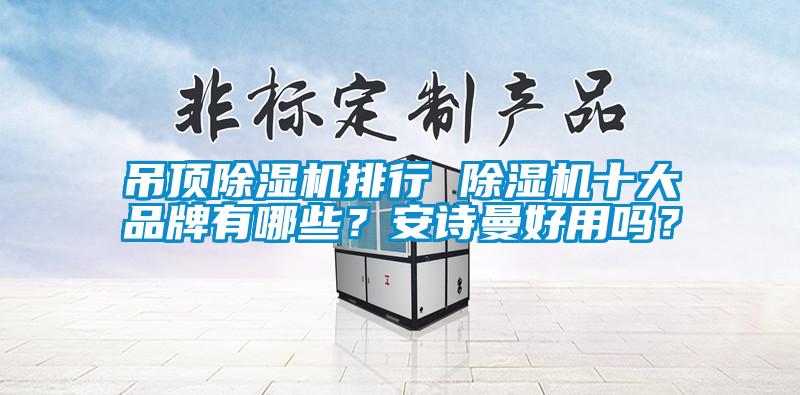 吊頂除濕機排行 除濕機十大品牌有哪些？安詩曼好用嗎？