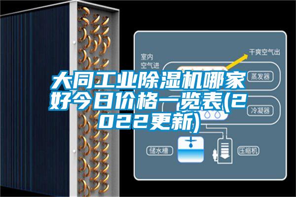 大同工業(yè)除濕機(jī)哪家好今日價(jià)格一覽表(2022更新)