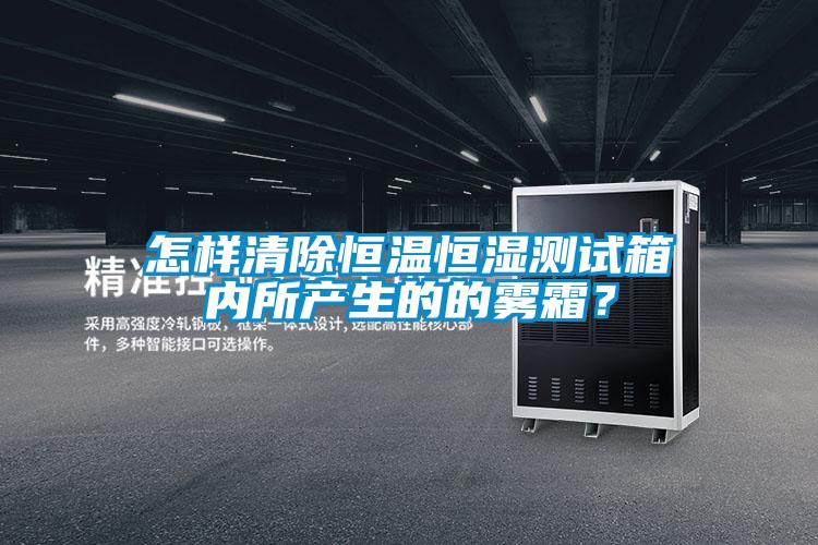 怎樣清除恒溫恒濕測(cè)試箱內(nèi)所產(chǎn)生的的霧霜？