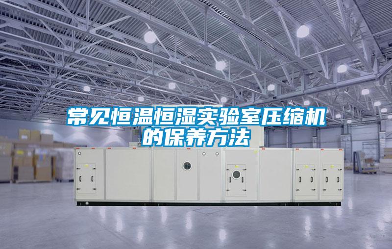 常見恒溫恒濕實驗室壓縮機的保養(yǎng)方法