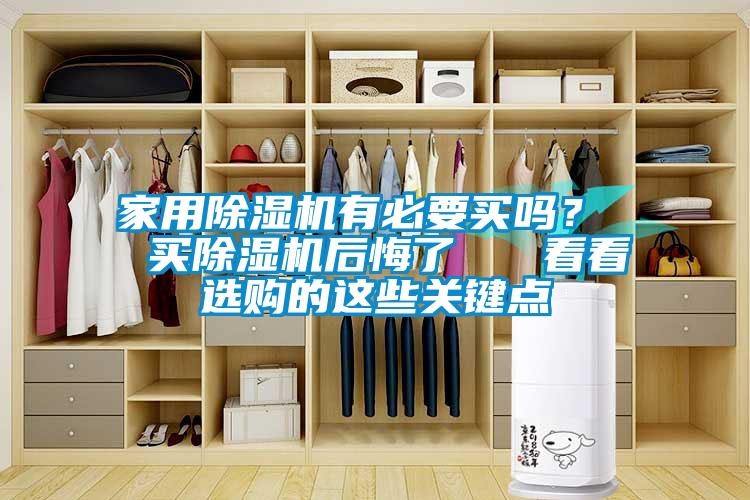 家用除濕機(jī)有必要買嗎？  買除濕機(jī)后悔了   看看選購的這些關(guān)鍵點