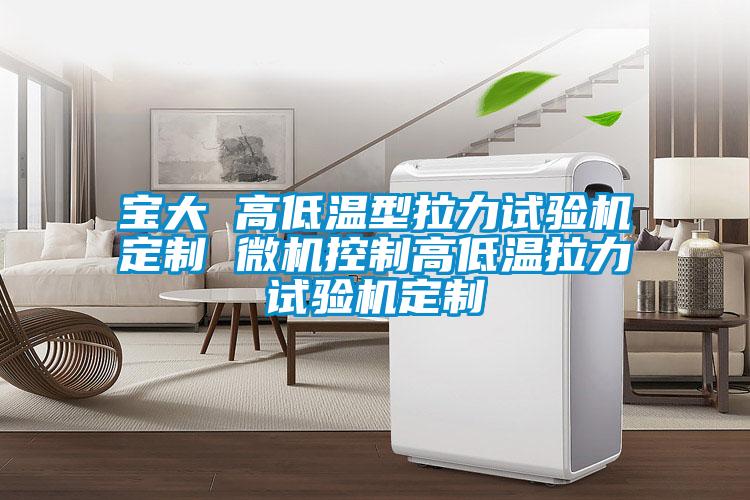 寶大 高低溫型拉力試驗機定制 微機控制高低溫拉力試驗機定制
