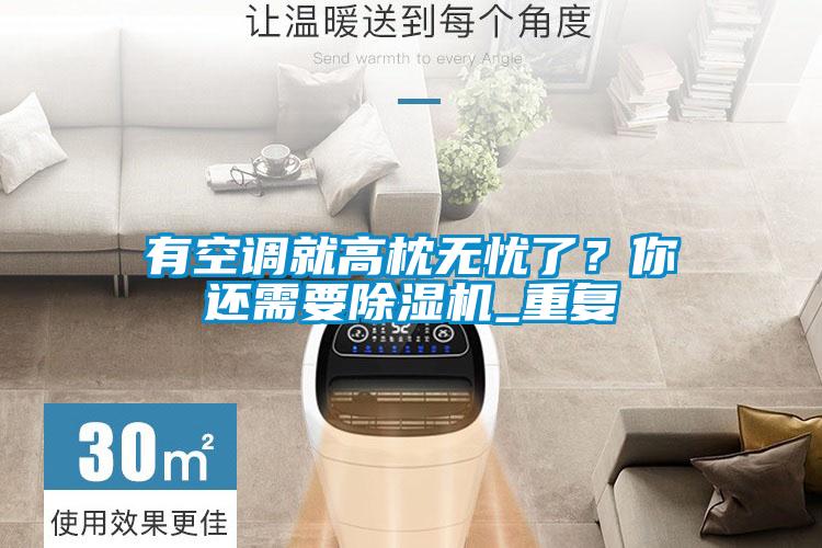 有空調(diào)就高枕無(wú)憂(yōu)了？你還需要除濕機(jī)_重復(fù)