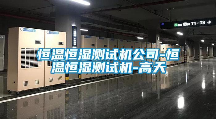 恒溫恒濕測(cè)試機(jī)公司-恒溫恒濕測(cè)試機(jī)-高天
