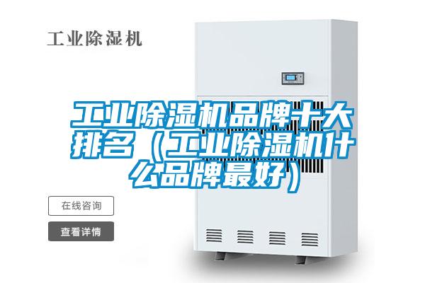 工業(yè)除濕機品牌十大排名（工業(yè)除濕機什么品牌最好）