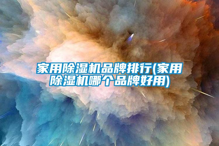 家用除濕機(jī)品牌排行(家用除濕機(jī)哪個品牌好用)