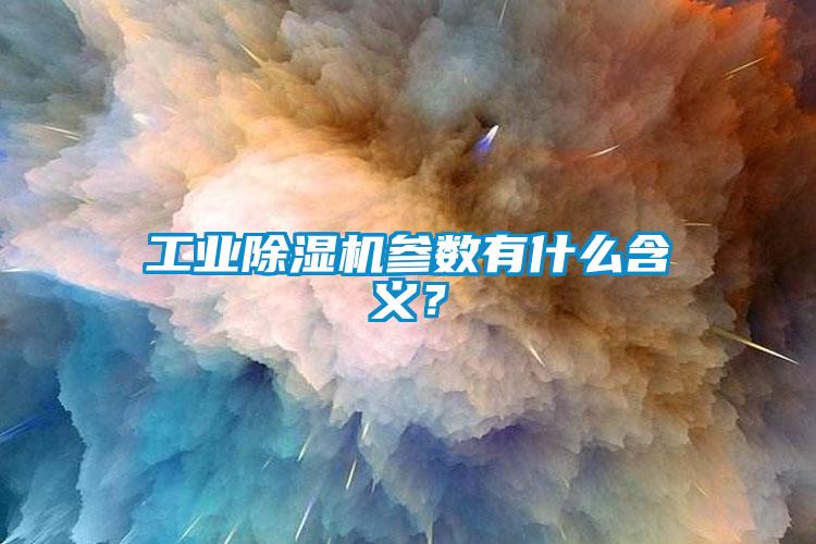 工業(yè)除濕機(jī)參數(shù)有什么含義？