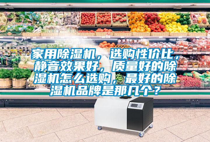 家用除濕機，選購性價比，靜音效果好，質(zhì)量好的除濕機怎么選購，最好的除濕機品牌是那幾個？