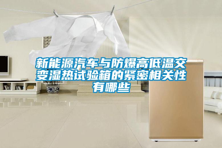 新能源汽車與防爆高低溫交變濕熱試驗箱的緊密相關(guān)性有哪些