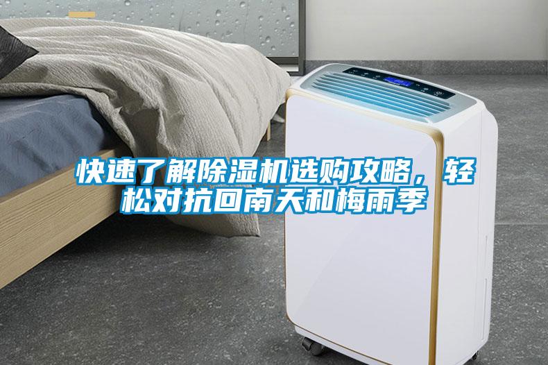 快速了解除濕機(jī)選購攻略，輕松對抗回南天和梅雨季