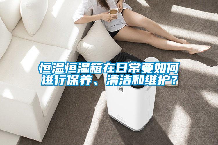 恒溫恒濕箱在日常要如何進(jìn)行保養(yǎng)、清潔和維護(hù)？