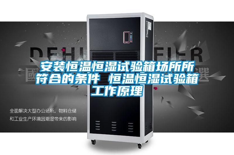 安裝恒溫恒濕試驗(yàn)箱場(chǎng)所所符合的條件 恒溫恒濕試驗(yàn)箱工作原理