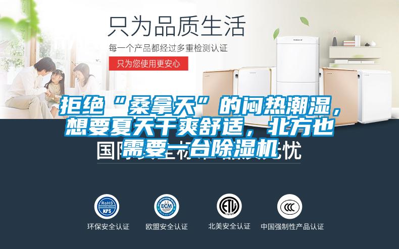 拒絕“桑拿天”的悶熱潮濕，想要夏天干爽舒適，北方也需要一臺除濕機