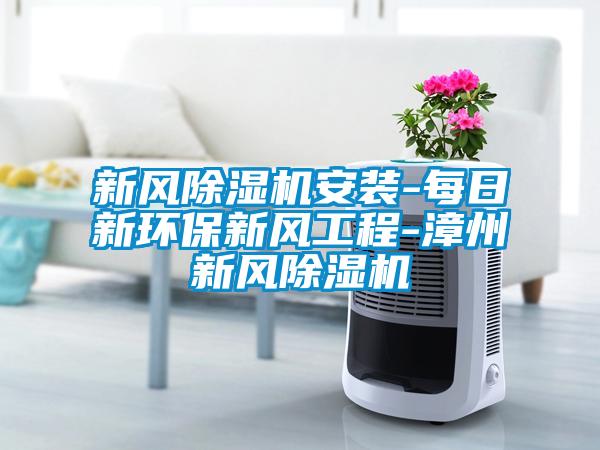 新風(fēng)除濕機(jī)安裝-每日新環(huán)保新風(fēng)工程-漳州新風(fēng)除濕機(jī)