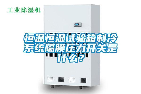 恒溫恒濕試驗(yàn)箱制冷系統(tǒng)隔膜壓力開關(guān)是什么？