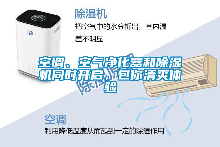 空調(diào)、空氣凈化器和除濕機(jī)同時(shí)開(kāi)啟，包你清爽體驗(yàn)