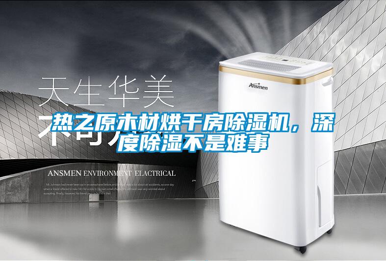 熱之原木材烘干房除濕機，深度除濕不是難事