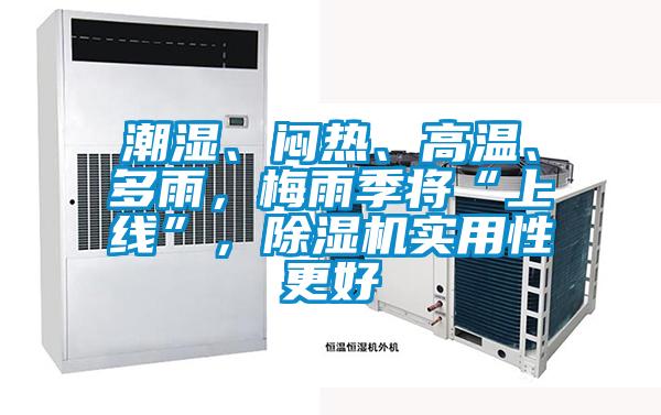 潮濕、悶熱、高溫、多雨，梅雨季將“上線”，除濕機(jī)實(shí)用性更好