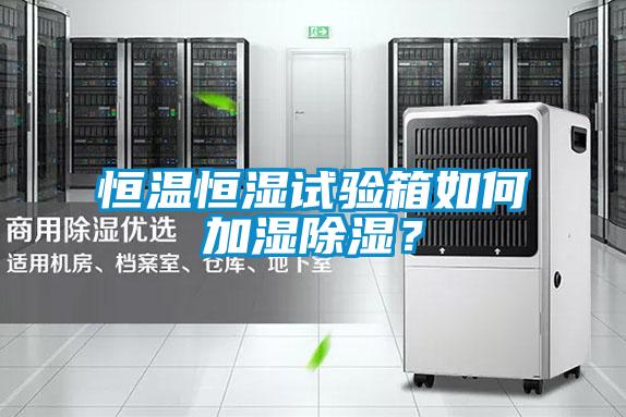 恒溫恒濕試驗箱如何加濕除濕？