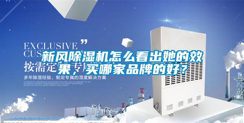 新風(fēng)除濕機(jī)怎么看出她的效果，買哪家品牌的好？