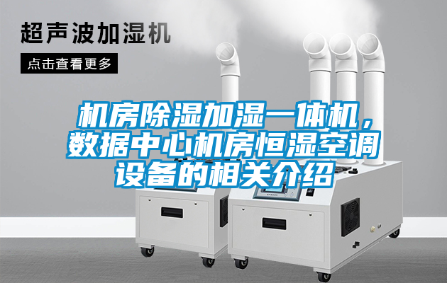 機房除濕加濕一體機，數(shù)據(jù)中心機房恒濕空調(diào)設(shè)備的相關(guān)介紹