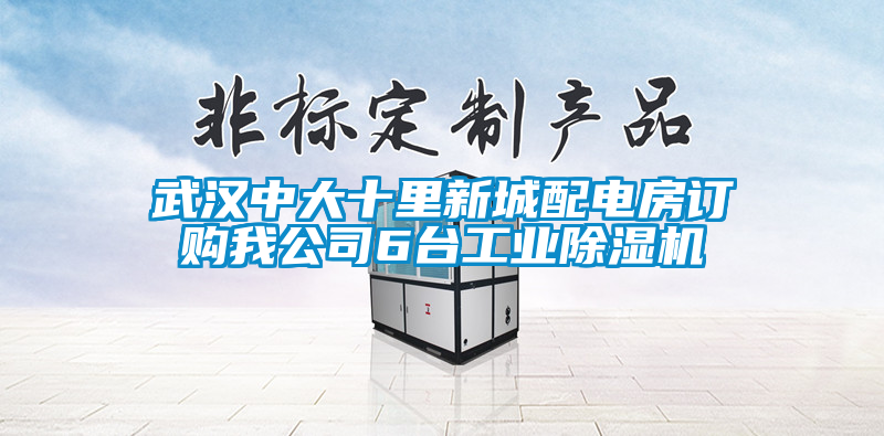 武漢中大十里新城配電房訂購我公司6臺工業(yè)除濕機