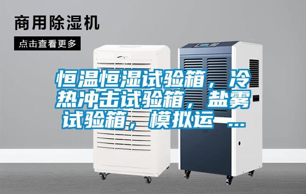 恒溫恒濕試驗(yàn)箱，冷熱沖擊試驗(yàn)箱，鹽霧試驗(yàn)箱，模擬運(yùn) ...
