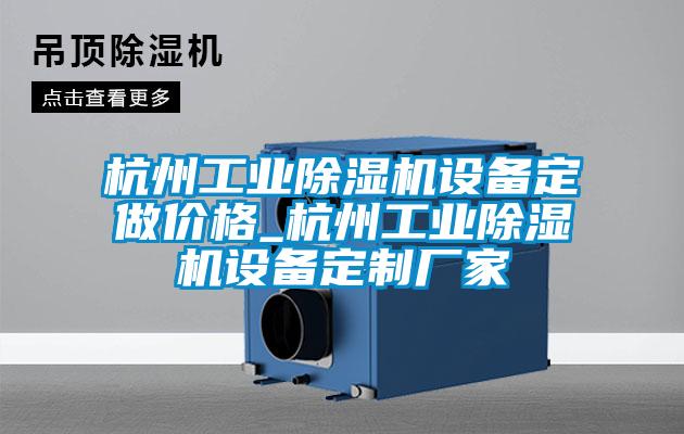 杭州工業(yè)除濕機設(shè)備定做價格_杭州工業(yè)除濕機設(shè)備定制廠家