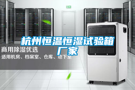 杭州恒溫恒濕試驗(yàn)箱廠家